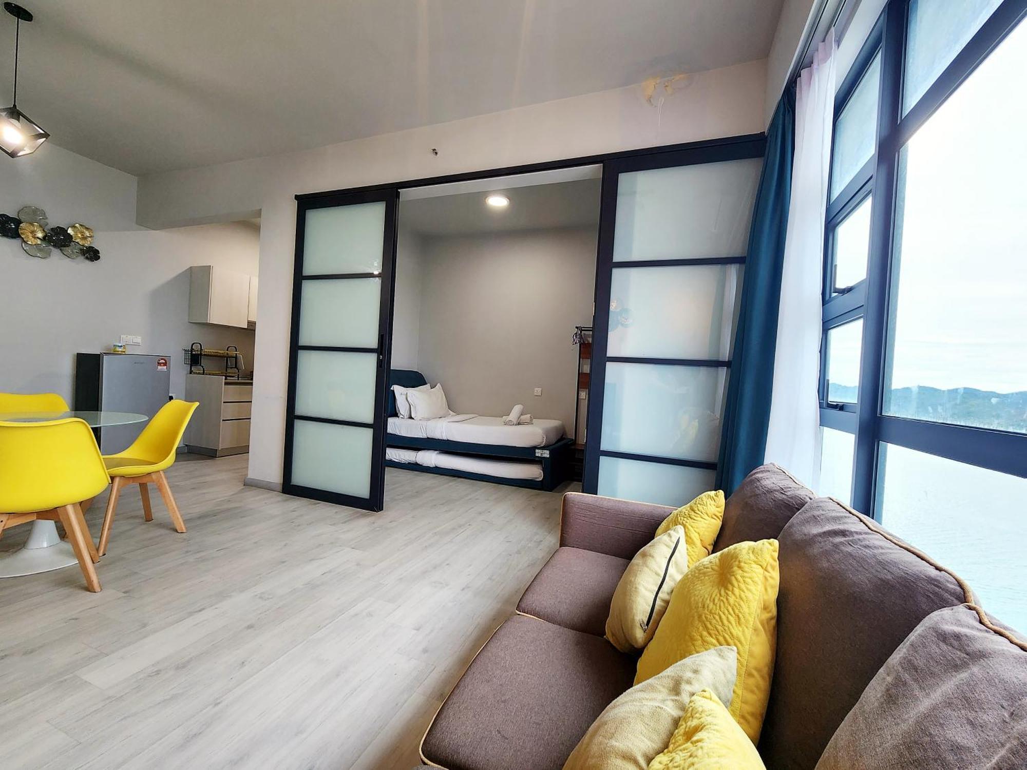 Jesselton Quay Kota Kinabalu City Centre By Lw Suites 객실 사진